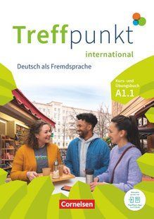 Підручник німецької мови Treffpunkt International A1.1 Kurs- und &Uuml;bungsbuch Inkl. E-Book Und PagePlayer-App