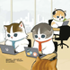 Mofusand. Working days of Meow Brothers
