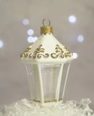 Christmas tree decoration "White lantern"