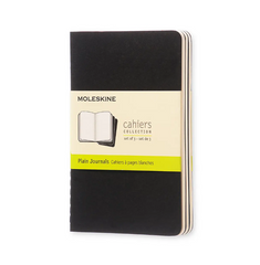 Notebook Moleskine Cahier Pocket / Unlined Black