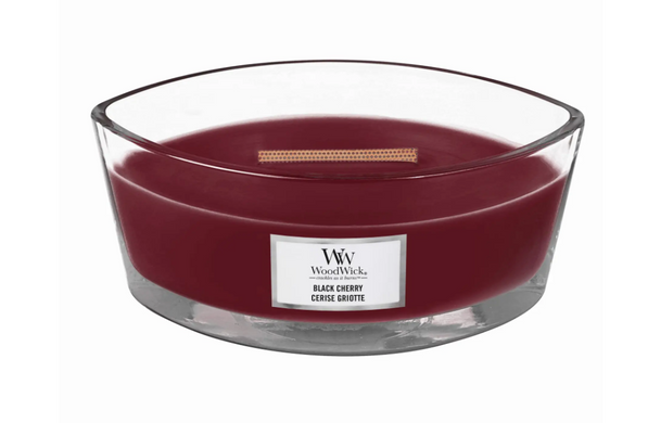 Ароматична свічка з ароматом вишні Woodwick Ellipse Black Cherry 453 г