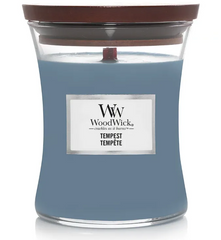 Ароматична свічка з морською сіллю та перлинами Woodwick Medium Tempest 275 г