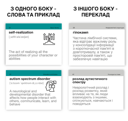 Flashcards for study - English Psychology