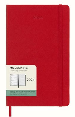 Weekly Moleskine 2024 Medium / Red