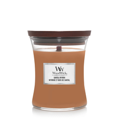 Aromatic Candle Woodwick Medium Santal Myrrh