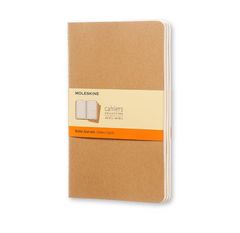 Notebook Moleskine Cahier medium / Lined Beige
