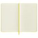 Notebook Moleskine Silk medium / Lined Straw yellow