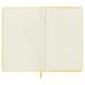 Notebook Moleskine Silk medium / Lined Straw yellow