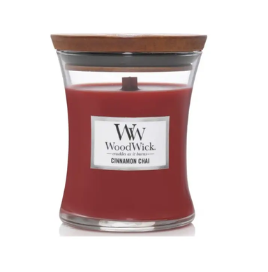 Ароматична свічка з ароматом ванілі та кориці Woodwick Mini Cinnamon Chai 85 г