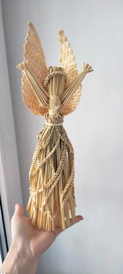 Straw decoration "Angel" big