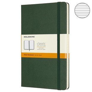 Записник Moleskine Classic середній / Лінійка Миртовий Зелений