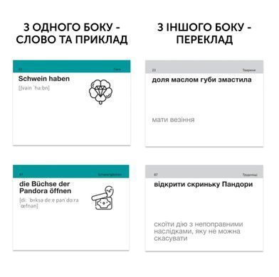 Картки для вивчення - Kollokationen und Idiome