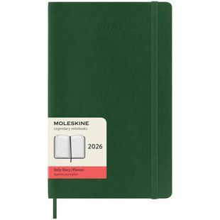Щоденник Moleskine 2026 Peanuts середній М'який Миртовий Зелений