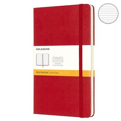 Notebook Moleskine Classic medium / Lined Red